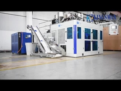 Machine de moulage par soufflage à haute vitesse à double station, à triple couche pour Jerrycan de 5 litres